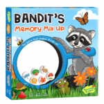 Peaceable Kingdom Bandit’s Memory Mix Up – Memory Game for Kids with Solo and Group Play Variations