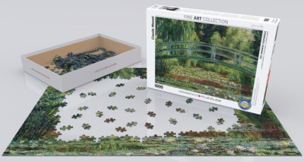 EuroGraphics The Japanese Footbridge by Claude Monet – 1000-Piece Jigsaw Puzzle, Recycled Board - view 2