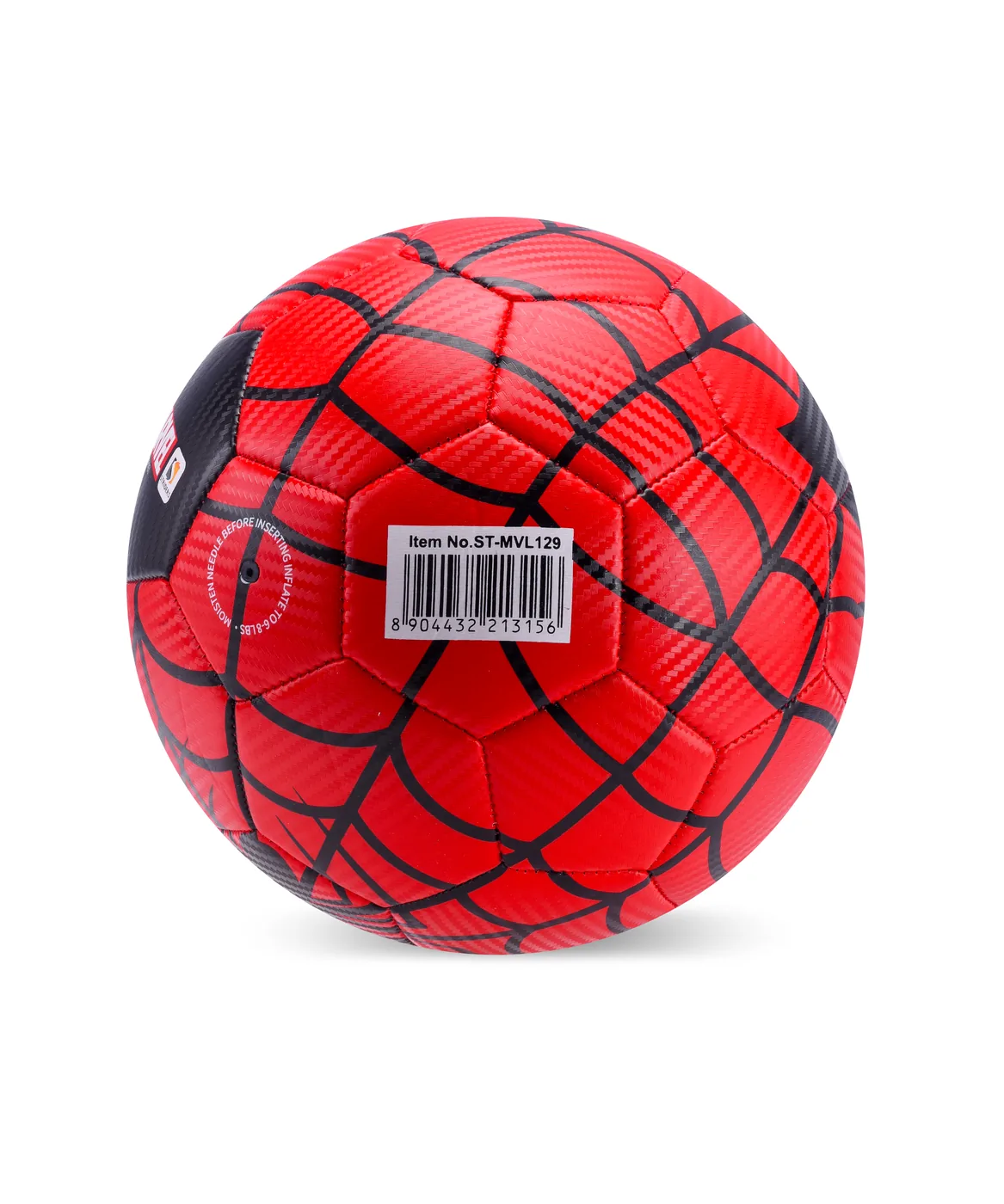marvel-ball-mvl129-1.webp Marvel Spider-Man Carbon Fiber Football, Officially Licensed Soccer Ball for Kids Ages 3+