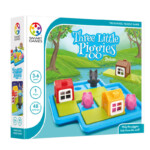Smart Games Three Little Piggies – Preschool Puzzle Game with 3 Big Puzzle Pieces for Kids