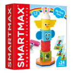 SmartMax My First Totem – Magnetic Building Toy with 24 Challenges for Toddlers