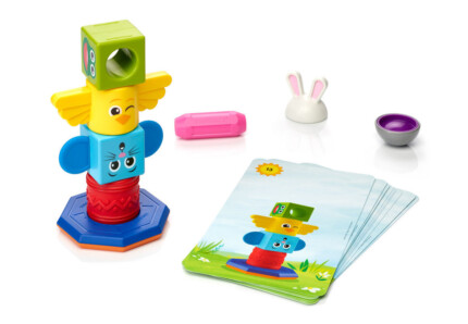 SmartMax My First Totem – Magnetic Building Toy with 24 Challenges for Toddlers - view 2